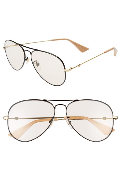 Gucci 60mm aviator sunglasses
